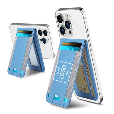 Magnetic Phone Wallet Stand
