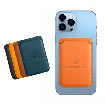 Embossed PU Leather Cellphone Sleeve Card Holder