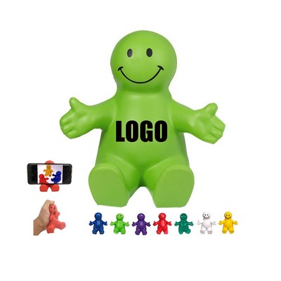 PU Figurine Cell Phone Holder