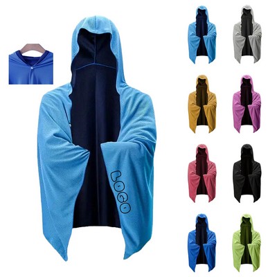 MOQ50 Cooling Sunshade Poncho Towel