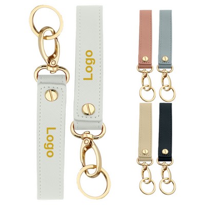 PU Wristlet Keychain