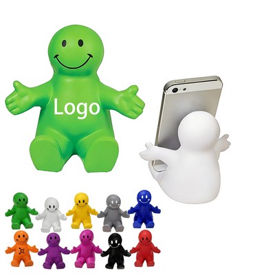 Smiley Phone Holder & Stress Relief Toy
