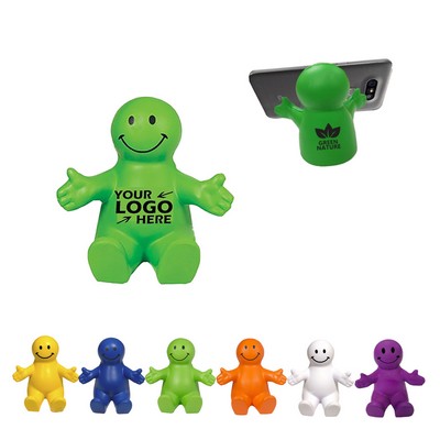 Decompression Smiley Face Phone Holder