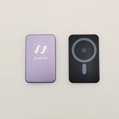5000mAh Aluminum Shell Magnetic Wireless Power Bank Fast Charging Power Bank