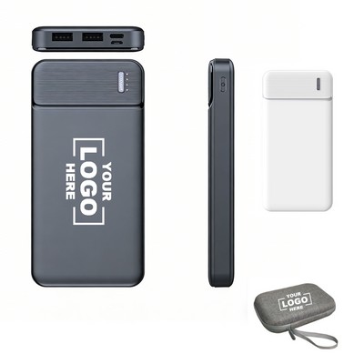 Slim Portable Fast Charge Power Bank