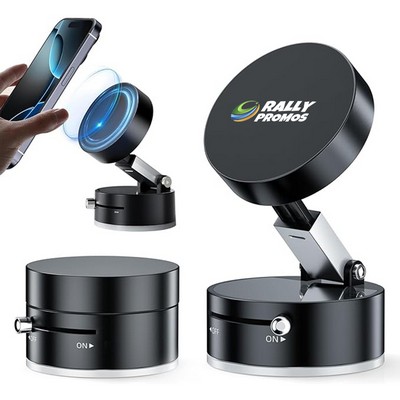 Foldable Vacuum Suction Magnetic Phone Holder