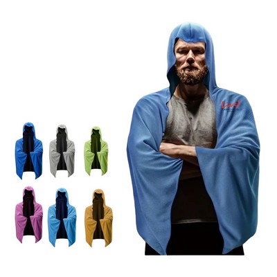 Quick Dry Sports Cooling Sun Protection Poncho Towel