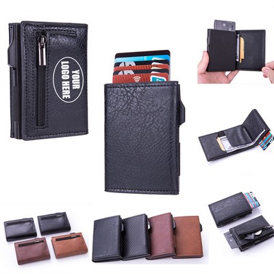 RFID Blocking Pop-Up Card Wallet