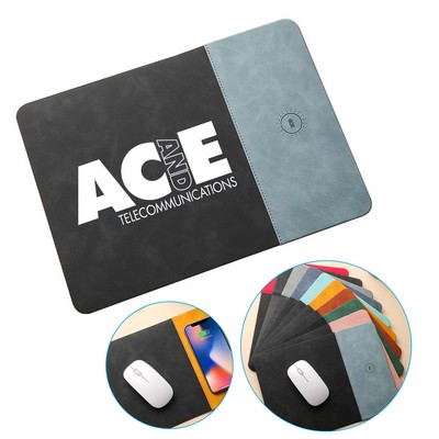Wireless Charger Office Mouse Mat