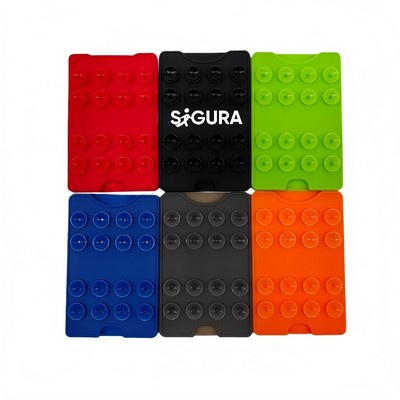 Silicone Suction Cup Phone Card Holder