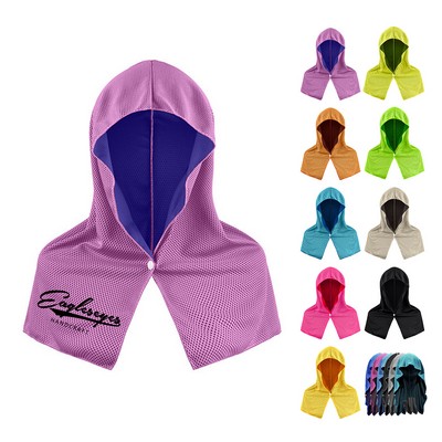 Pullover Cooling Towel with Button