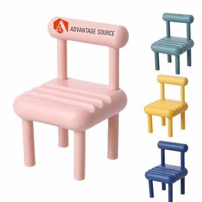 Cute Mini Chair Phone Stand Holder