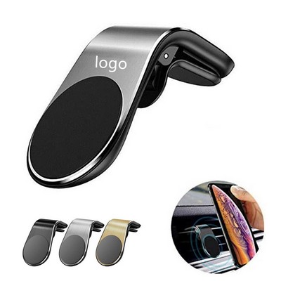 Car Air Vent L Shape Magnetic Phone Holder