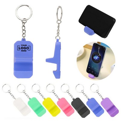 Silicone Phone Holder Keychain