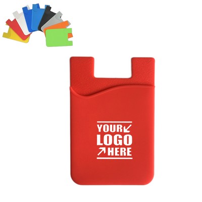 Silicone Phone Wallets Card Sleeve