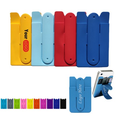 Custom Silicone Phone Holder Wallet/Card Pocket