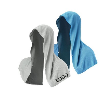 U-Shaped Cooling Towel With Buttons