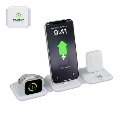 3-in-1 Magnetic Foldable Charging Dock