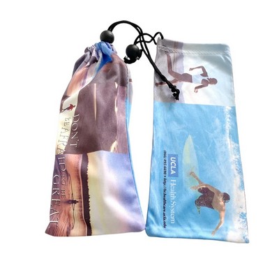 Full Color Microfiber Drawstring Pouch