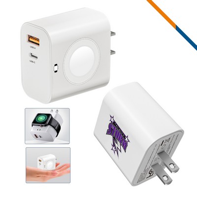 PlugGo 23W Fast Charging Wireless Wall Charger