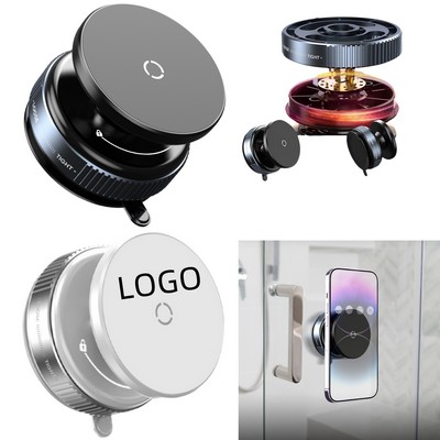 Vacuum Suction & Magnetic Car Phone Mount