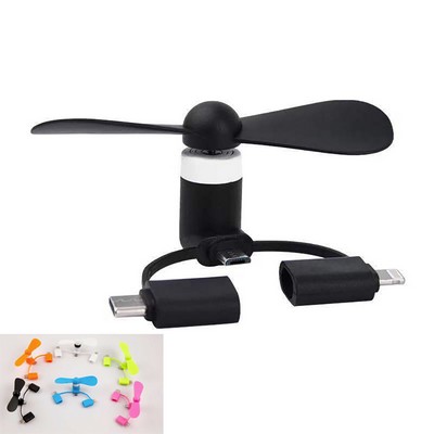 3" 1 Mini Cell Phone fan