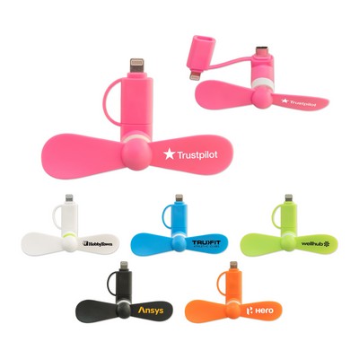 Phone Fan w/Connector
