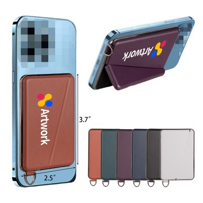 Magnetic Phone Wallet Stand