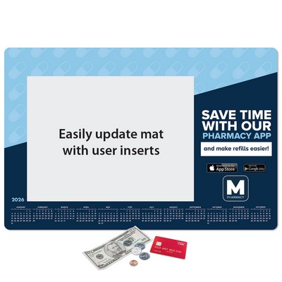 Frame-It Flex® Heavy Duty Window Calendar Counter Mat-12"x18"x1/16"
