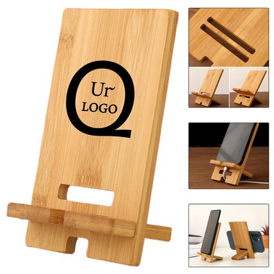 Bamboo Phone Holder Stands