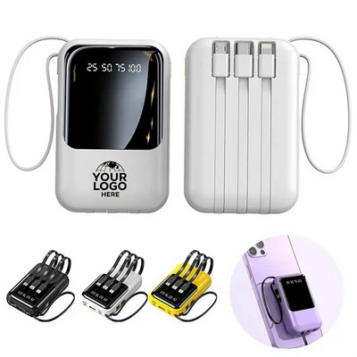 10000 mAh Mini Portable Pocket Power Bank