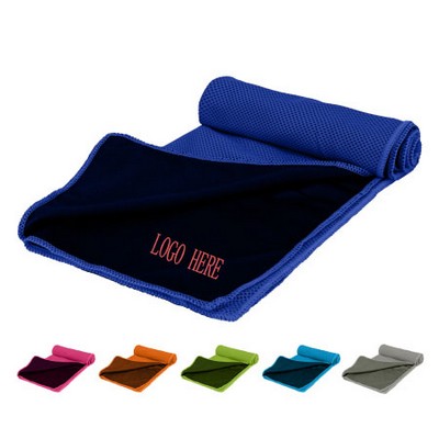 Double Layer Ice Feeling Cooling Towel
