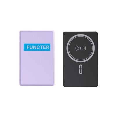5000mAh Ultra Thin Magnetic Wireless Power Bank Fast Charging Power Bank