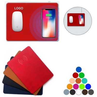 2-in-1 Wireless Charging Mouse Pad