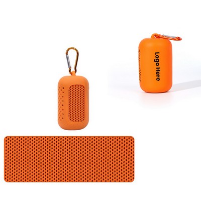 12"x35" Cooling Towel with Silicone Case